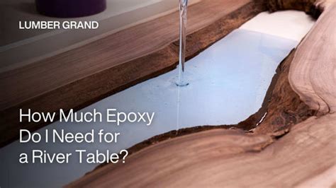 How Much Epoxy To Make A Table