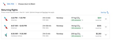 How Much For A Ticket To Tobago