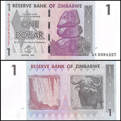 how much is 1 zimbabwe dollar