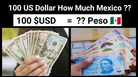 how much is 100 usd into pesos