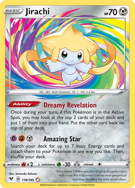 how much is a jirachi pokemon card worth