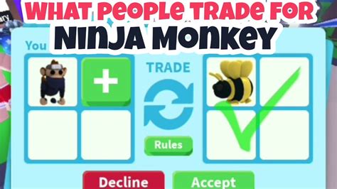 how much is a ninja monkey worth in adopt me