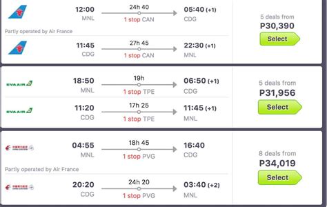 how much is a ticket to go to paris