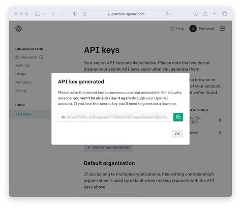 how much is an open api key