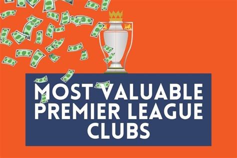 how much is each premier league club worth