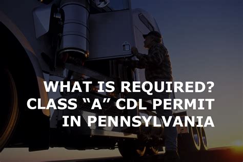 how much is it to get a cdl permit in pa