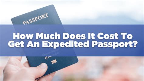 how much is it to get a rush passport