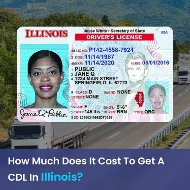 how much is it to get your cdl in illinois