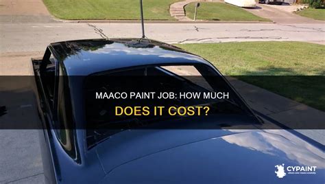 How Much Is Maaco Basic Paint Service