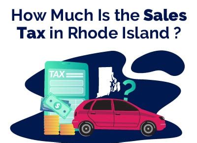 how much is rhode island sales tax