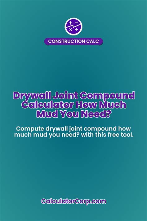 How Much Joint Compound Do I Need