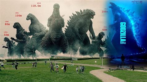 how much meters is godzilla