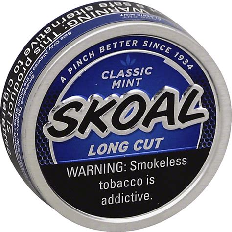 how much nicotine in skoal long cut