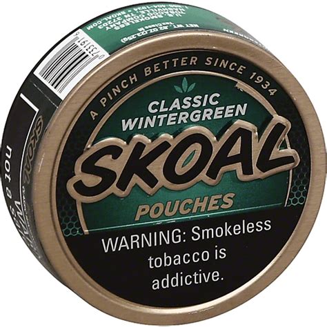 how much nicotine is in skoal wintergreen