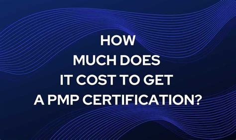 how much pmp certification cost