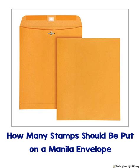how much postage for large manila envelope