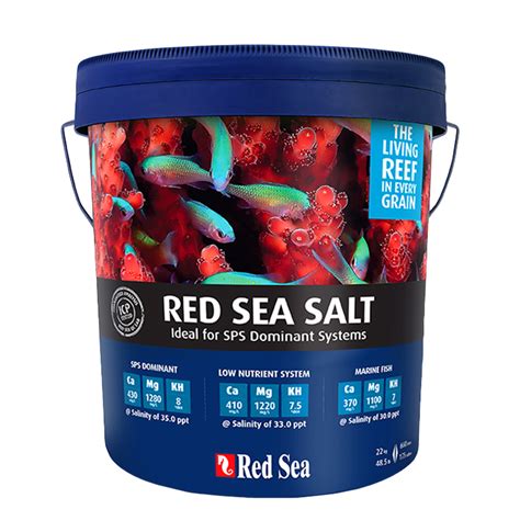 how much red sea salt per gallon