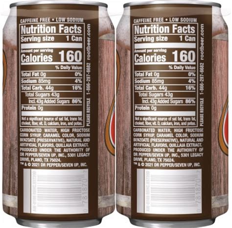 how much sugar is in a 12 oz can of a&w root beer