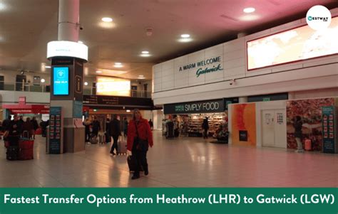 how much time is needed to transfer from heathrow to gatwick