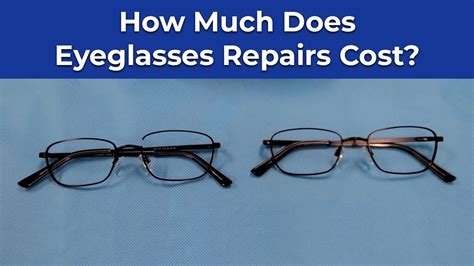 how much to get glasses repaired