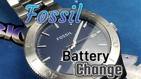 how much to replace a battery in a fossil watch