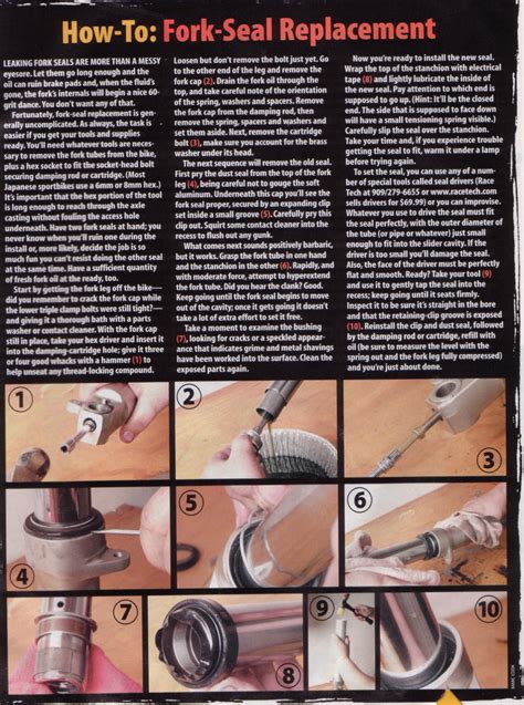 How Much To Replace A Fork Seal