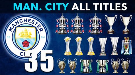 how much trophies does man city have