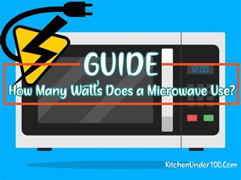 How Much Watts Does A Microwave Use