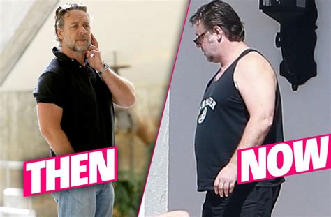 how much weight has russell crowe gained
