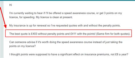 how much will 3 points affect insurance