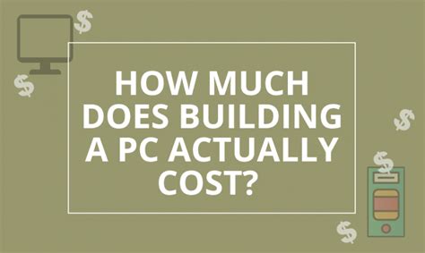 How Much Would It Cost To Build A Computer From Scratch