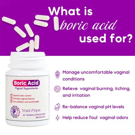 how often can i use boric acid suppositories