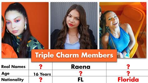 how old are the triple charm girls