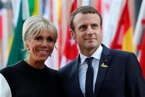how old is macron french president wife