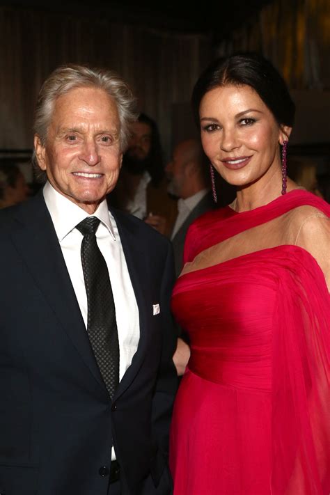 how old is michael douglas wife today