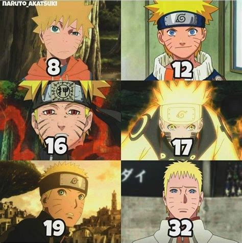 how old is naruto uzumaki in naruto