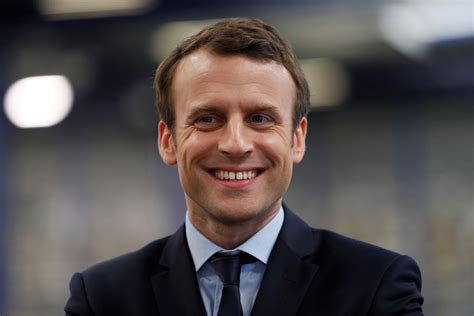how old is president macron