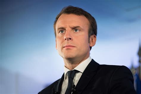 how old is president macron of france