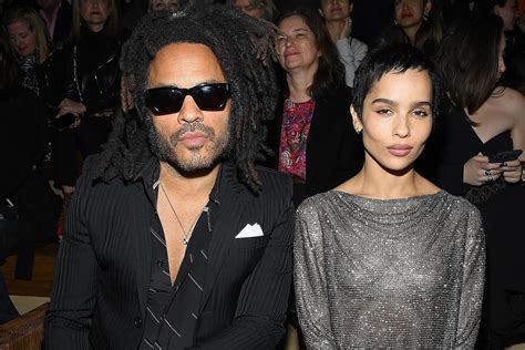 how old was lenny kravitz when he had zoe