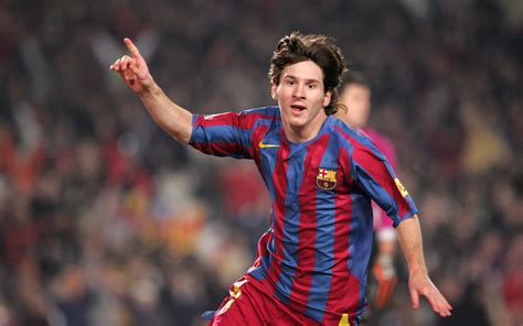 how old was messi when he joined barca