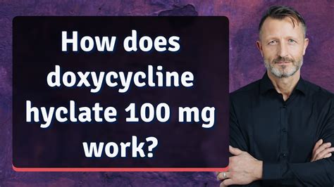how quickly does doxycycline hyclate work