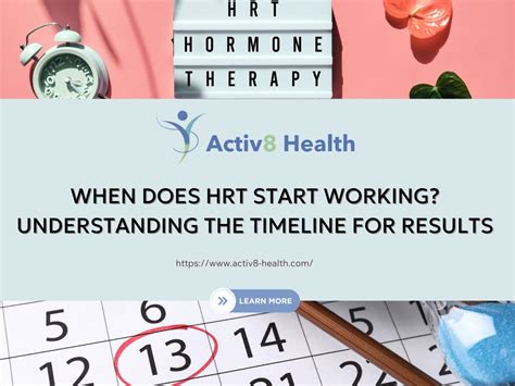 How Quickly Does Hrt Start To Work