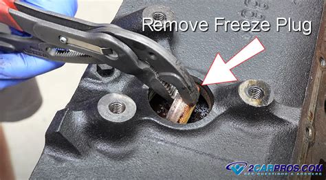 How Remove A Freeze Plug