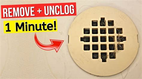 How Remove Shower Drain Cover