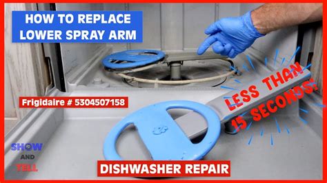 How Replace Dishwasher Spray Arm