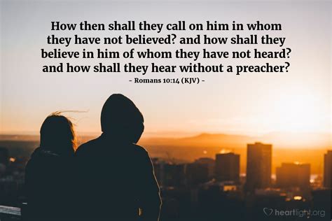 how shall they believe except they hear kjv