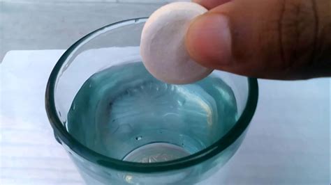 How Tablets Dissolve In Water
