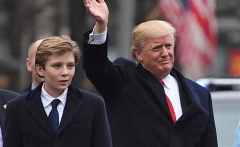 how tall is trump's youngest son now