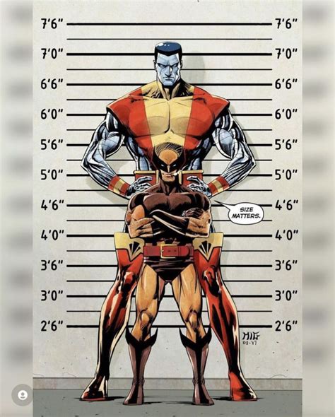 how tall is wolverine comic