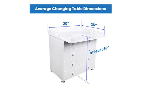 how tall should a changing table be